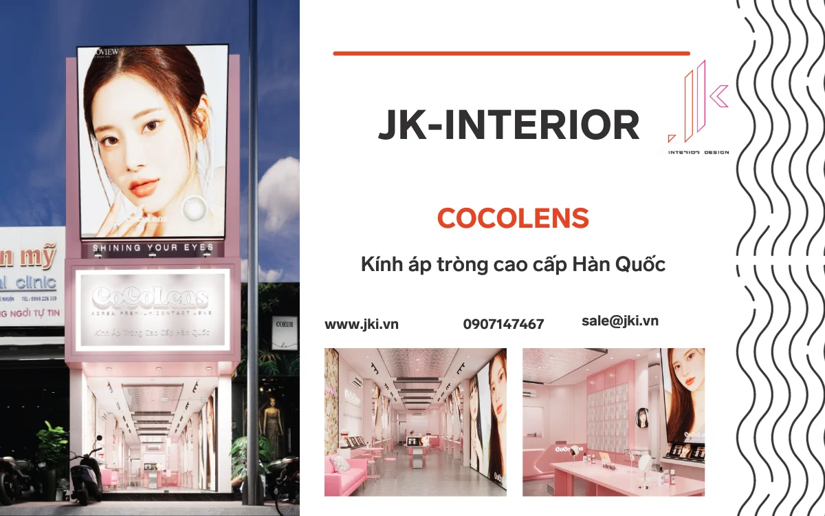 Showroom kính áp tròng cao cấp Hàn Quốc