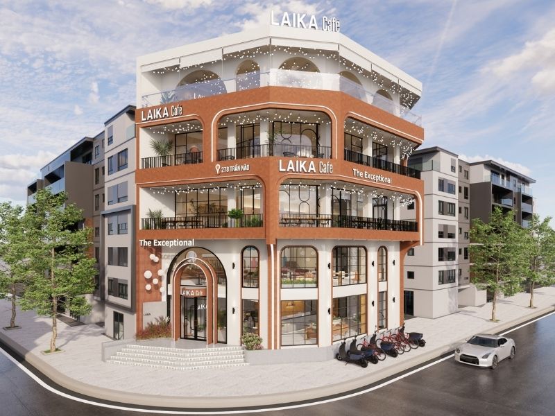 Dự án thiết kế - thi công quán cafe Laika - Thủ Đức