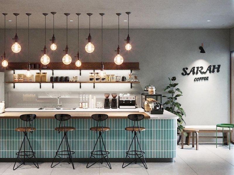 Dự án thiết kế - thi công quán cafe Sarah