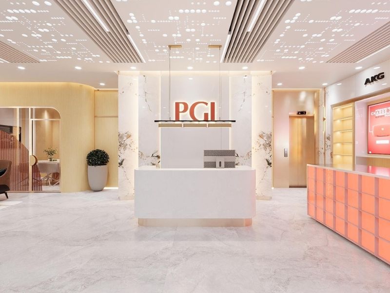 Dự án thiết kế - thi công nội thất showroom PGI