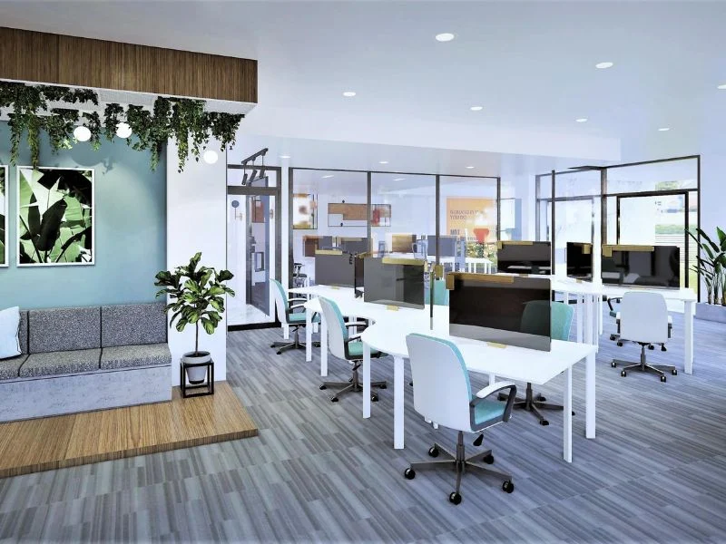 Dự án thiết kế - thi công nội thất văn phòng toà nhà Trung Sơn
